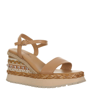 Zapatilla con Plataforma Apv22200 Piel Beige