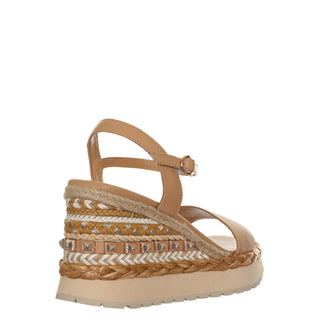 Zapatilla con Plataforma Apv22200 Piel Beige