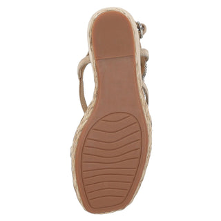 Zapatilla con Plataforma Apv22287 Gamuza Beige