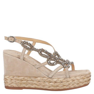 Zapatilla con Plataforma Apv22287 Gamuza Beige