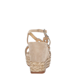 Zapatilla con Plataforma Apv22287 Gamuza Beige