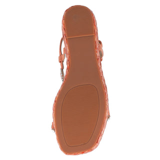 Zapatilla con Plataforma Apv22310 Gamuza Naranja