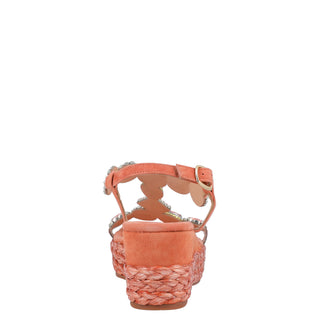 Zapatilla con Plataforma Apv22310 Gamuza Naranja