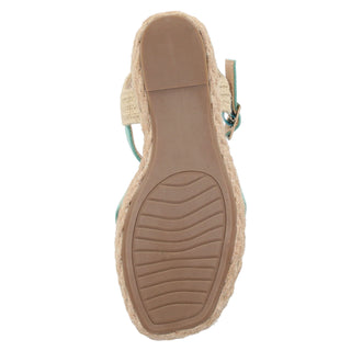 Zapatilla con Plataforma Abv23bl3050 Textil Verde