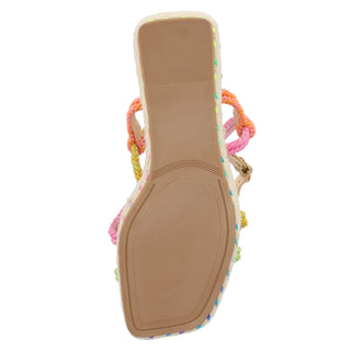 Zapatilla con Plataforma Abv23bl3060 Textil Multicolor