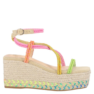 Zapatilla con Plataforma Abv23bl3060 Textil Multicolor