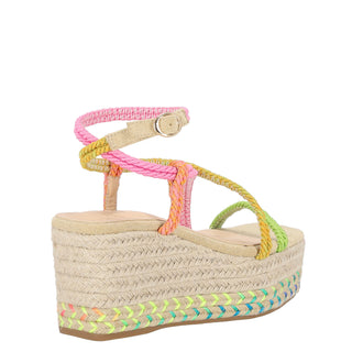 Zapatilla con Plataforma Abv23bl3060 Textil Multicolor