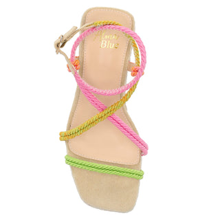 Zapatilla con Plataforma Abv23bl3060 Textil Multicolor