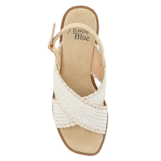 Zapatilla con Plataforma Abv23bl4022 Sintetico Blanco