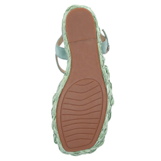 Zapatilla con Plataforma Apv240971 Gamuza Menta