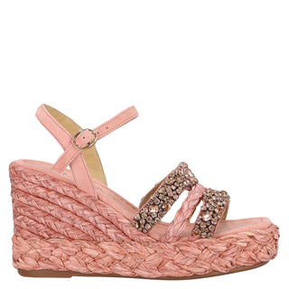 Zapatilla con Plataforma Apv240980 Textil Rosa