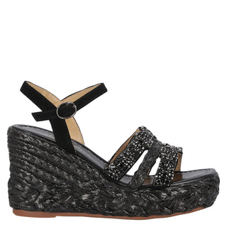 Zapatilla con Plataforma Apv240980 Textil Negro