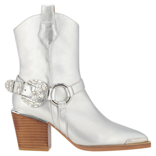 Botín Apv240160 Piel Plata