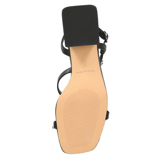 Sandalia con Tacon Apv240706 Piel Negro