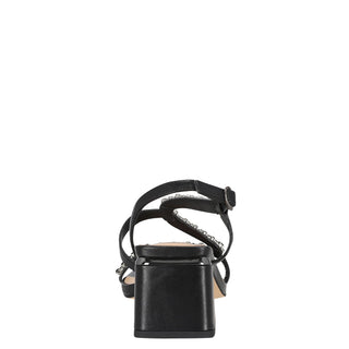 Sandalia con Tacon Apv240706 Piel Negro