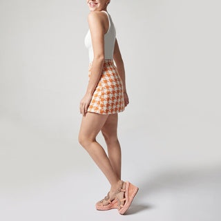 Zapatilla con Plataforma Apv240989 Textil Naranja