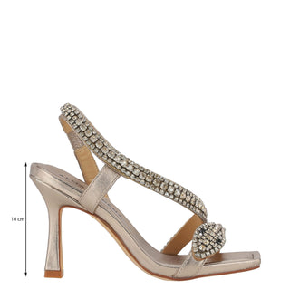 Sandalia Apv250840 Textil Bronce