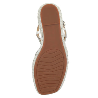 Zapatilla con Plataforma Apv2551273 Textil Plata