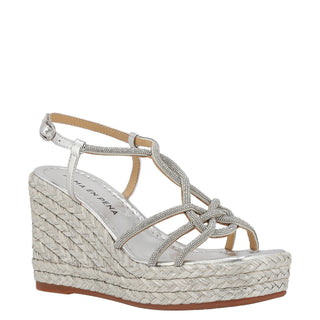 Zapatilla con Plataforma Apv2551273 Textil Plata