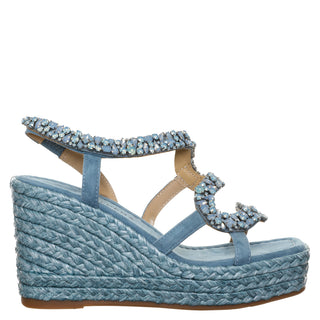 Zapatilla con Plataforma Apv251276 Textil Azul Marino