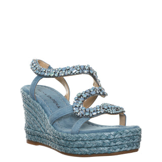 Zapatilla con Plataforma Apv251276 Textil Azul Marino