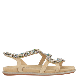 Sandalia Apv251605 Textil Beige