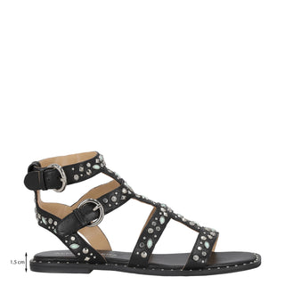 Sandalia Apv251952 Piel Negro