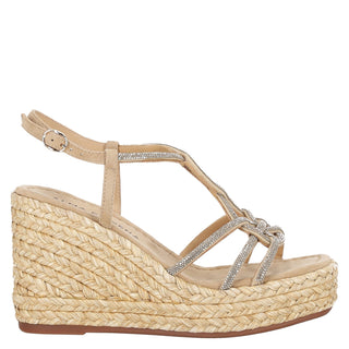 Zapatilla con Plataforma Apv2551273 Textil Beige