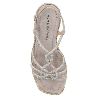 Zapatilla con Plataforma Apv2551273 Textil Cafe