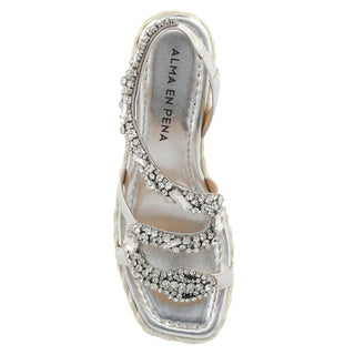 Zapatilla con Plataforma Apv251473 Textil Metalicos