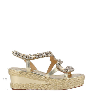 Zapatilla con Plataforma Apv251473 Textil Metalicos