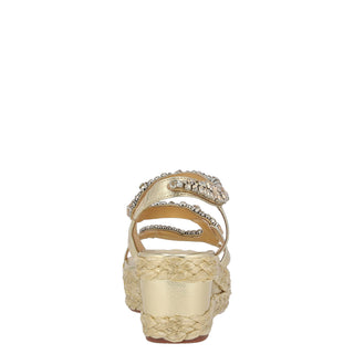 Zapatilla con Plataforma Apv251473 Textil Metalicos
