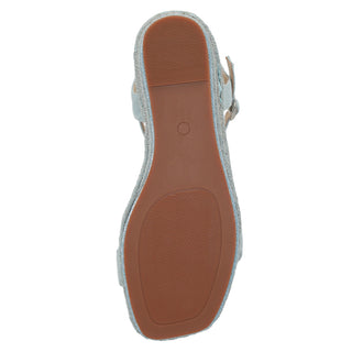 Zapatilla con Plataforma Apv251463 Piel Azul