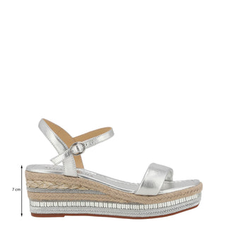 Zapatilla con Plataforma Apv251463 Piel Metalicos