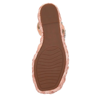 Zapatilla con Plataforma Apv251250 Textil Naranja