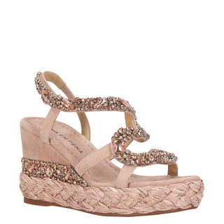 Zapatilla con Plataforma Apv251250 Textil Rosa Palido