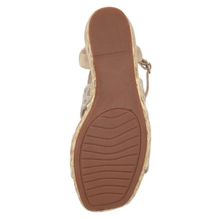 Zapatilla con Plataforma Apv251258 Textil Beige