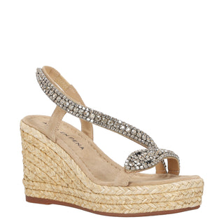 Zapatilla con Plataforma Apv251275 Textil Natural