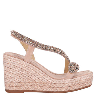 Zapatilla con Plataforma Apv251275 Textil Rosa