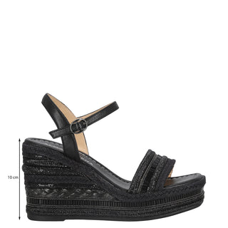 Zapatilla con Plataforma Apv251282 Piel Negro
