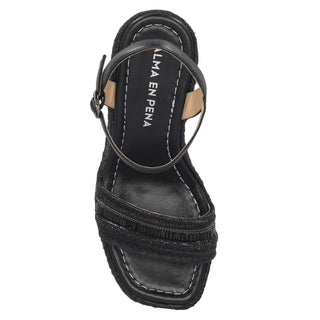 Zapatilla con Plataforma Apv251282 Piel Negro