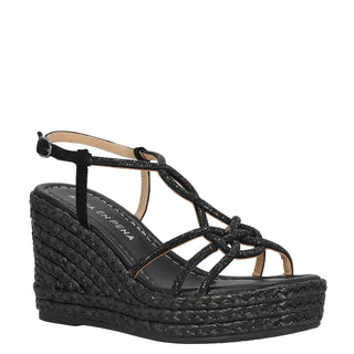 Zapatilla con Plataforma Apv2551273 Textil Negro