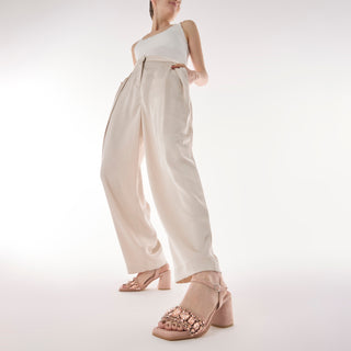 Sandalia Apv250995 Textil Rosa Palido