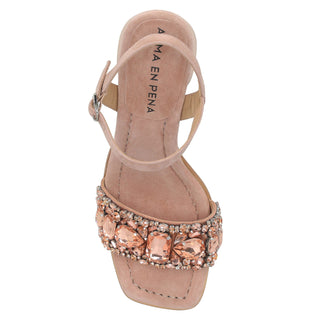 Sandalia Apv250995 Textil Rosa Palido