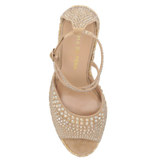 Zapatilla con Plataforma Apv2551004 Textil Beige