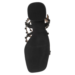 Sandalia con Tacon Apv250994 Piel Negro