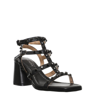 Sandalia con Tacon Apv250994 Piel Negro
