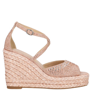 Zapatilla con Plataforma Apv2551004 Textil Rosa Palido