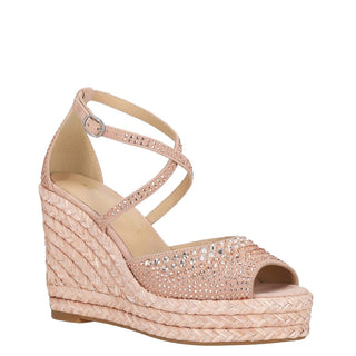 Zapatilla con Plataforma Apv2551004 Textil Rosa Palido