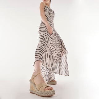 Zapatilla con Plataforma Apv251303 Piel Beige